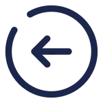 Round Arrow Left SVG Icon